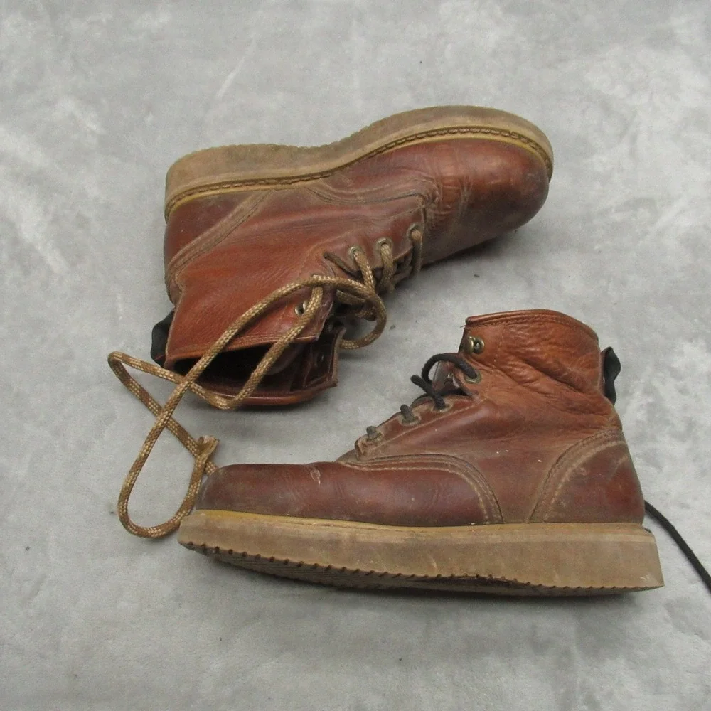 Georgia Mens 7.5M Work Boots Brown 6